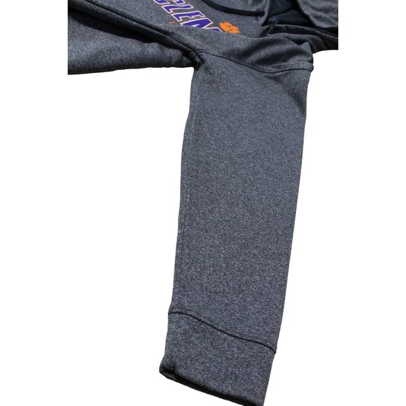 CLEMSON TIGERS FOOTBALL HOODED CHAMPION SWEATER LARGE UNISEX FRONT POCKETS - Picture 7 of 11